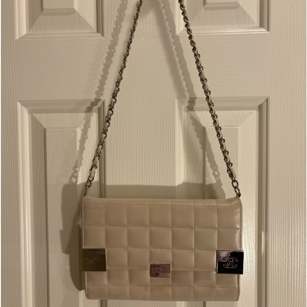Chanel Vintage Taupe/Tan Cross Body/ Shoulder Bag. Good Condition. Steal Deal!